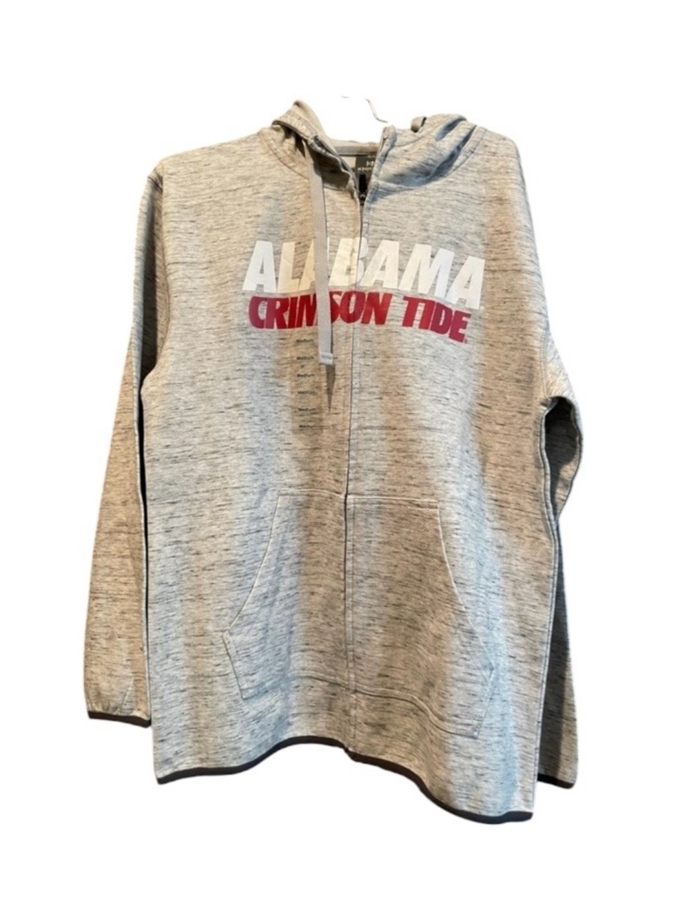 NWT Alabama Crimson Tide Jersey Jacket Medium Unisex